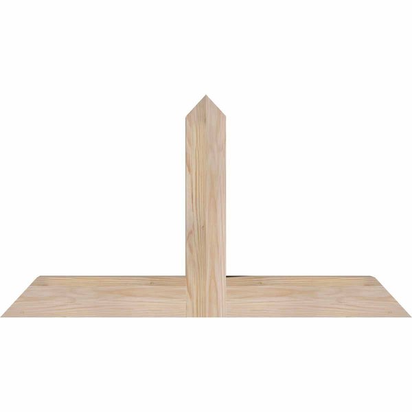 Portland Smooth Timber Gable Bracket, Douglas Fir, 36